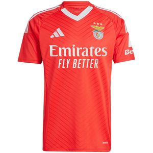 Adidas - Benfica 24/25 Thuis T-shirt - Rood - 100% Gerecycled Materiaal