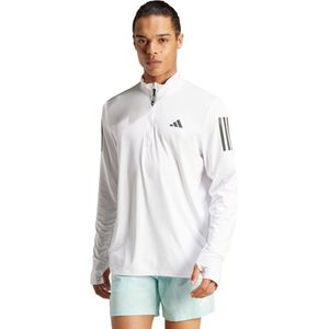 adidas Own The Run Half Zip Hardloopshirt (Heren |wit)