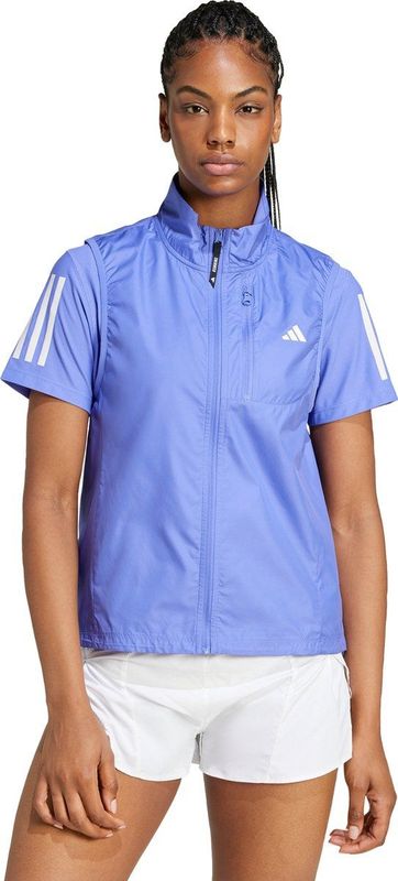 adidas Performance Own the Run Bodywarmer - Dames - Blauw
