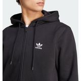 adidas Originals Trefoil Essentials Ritshoodie - Heren - Zwart