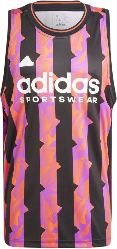 adidas - House of Tiro - T-shirt - Gestreept - 100% Gerecycled Polyester