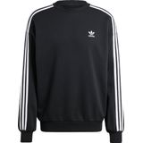 adidas - Oversized Sweatshirt - Zwart - Katoen/Polyester