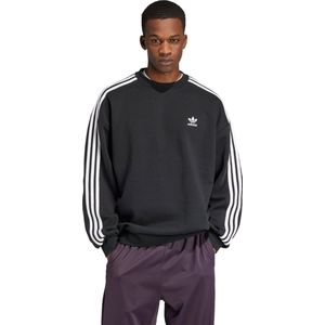 adidas - Oversized Sweatshirt - Zwart - Katoen/Polyester