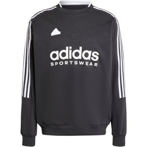 Adidas - House Of Tiro - Sweatshirt - Zwart - 70% Katoen, 30% Polyester
