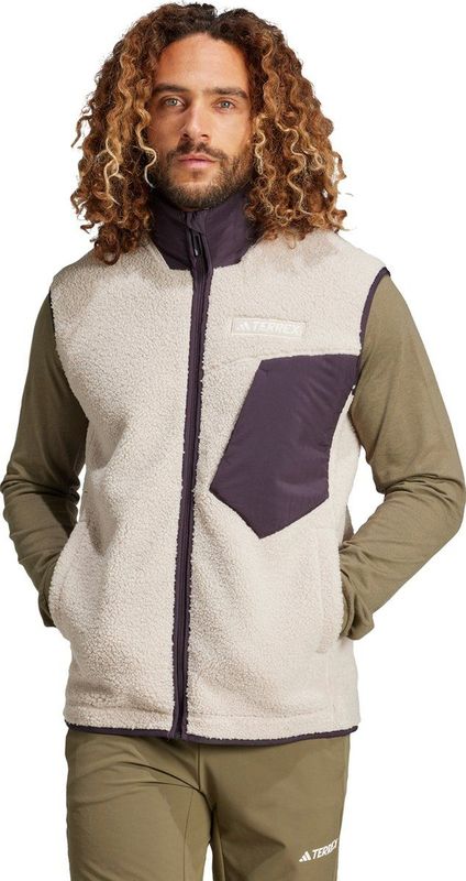 Adidas - Terrex Xploric - Fleece Vest - Zwart - 100% Gerecycled Polyester