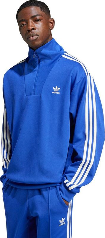 adidas - Adicolor Funnel Neck Track Top - Sweatshirt - Blauw