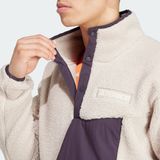 adidas TERREX Terrex Xploric High Pile Fleece Pullover Sweatshirt - Heren - Beige