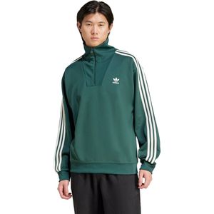 Adidas - Adicolor Funnel Neck Track Top - Sweatshirt - Groen