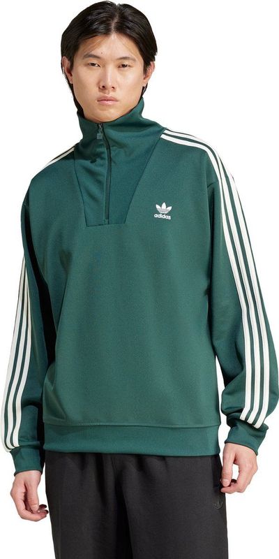 Adidas - Adicolor Funnel Neck Track Top - Sweatshirt - Groen