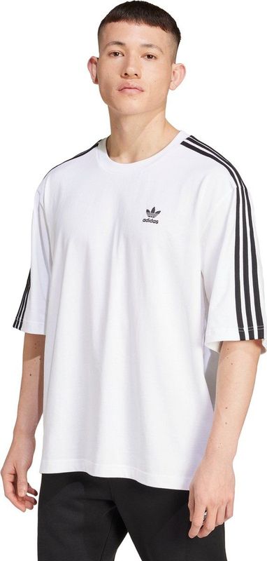 adidas - T-shirt - Oversized - Zwart - Katoen