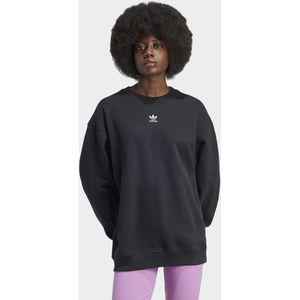 adidas Originals - Essentials Oversized Sweatshirt - Dames - Zwart - Katoen
