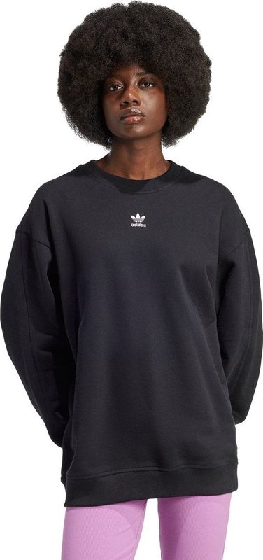 adidas Originals - Essentials Oversized Sweatshirt - Dames - Zwart - Katoen