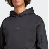 adidas - City Escape - Fleece Hoodie - Zwart