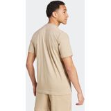 adidas - T-shirt - Melange - 100% Katoen - Fleece-inzetstuk op Halslijn