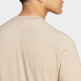 adidas - T-shirt - Melange - 100% Katoen - Fleece-inzetstuk op Halslijn