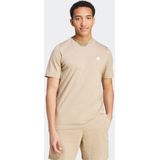 adidas - T-shirt - Melange - 100% Katoen - Fleece-inzetstuk op Halslijn