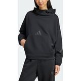 adidas Sportswear adidas Z.N.E. Sweatshirt met Capuchon - Dames - Zwart