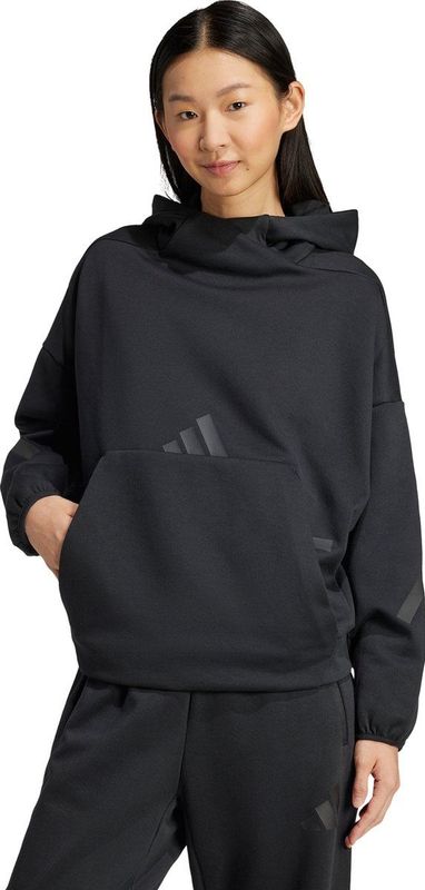 adidas Sportswear adidas Z.N.E. Sweatshirt met Capuchon - Dames - Zwart