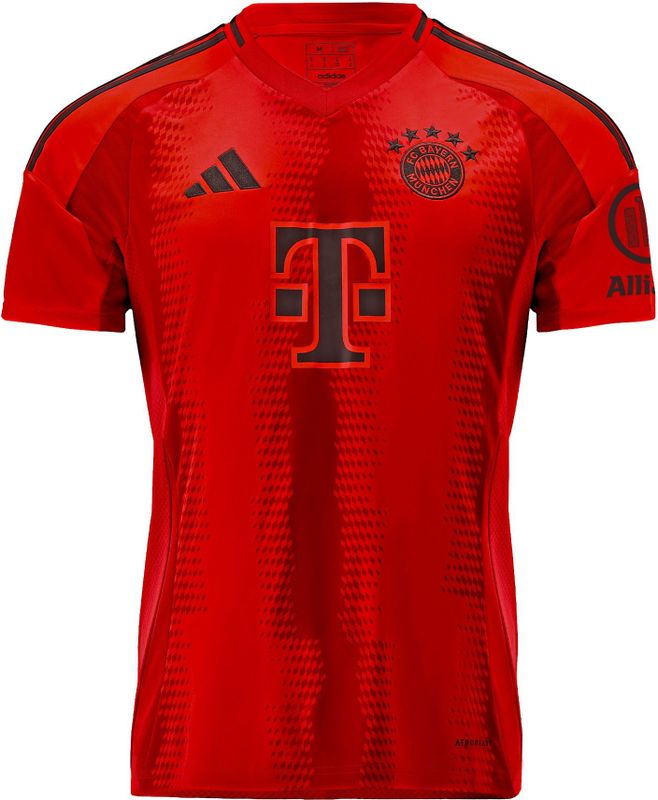 adidas - FC Bayern Munich 24/25 - Thuis T-shirt - Rood - Korte Mouwen