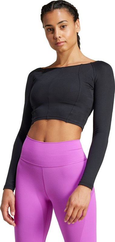 adidas Performance Yoga Longsleeve - Dames - Zwart