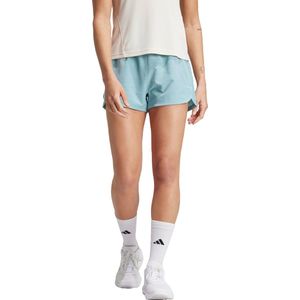 adidas Performance Pacer Training 3-Stripes Geweven High-Rise Short - Dames - Turquoise 5