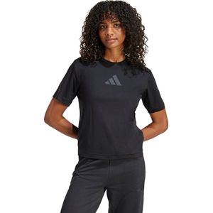 adidas - T-shirt - Zwart - Katoen - UV-bescherming