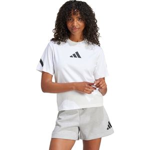 adidas - T-shirt - Zwart - Katoen - Ultraviolet Protect Factor (UPF)