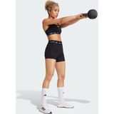 adidas - TECHFIT Stay In Play - Korte Legging - Zwart - Dames