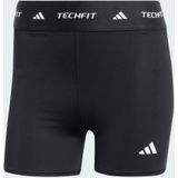 adidas - TECHFIT Stay In Play - Korte Legging - Zwart - Dames