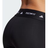 adidas - TECHFIT Stay In Play - Korte Legging - Zwart - Dames