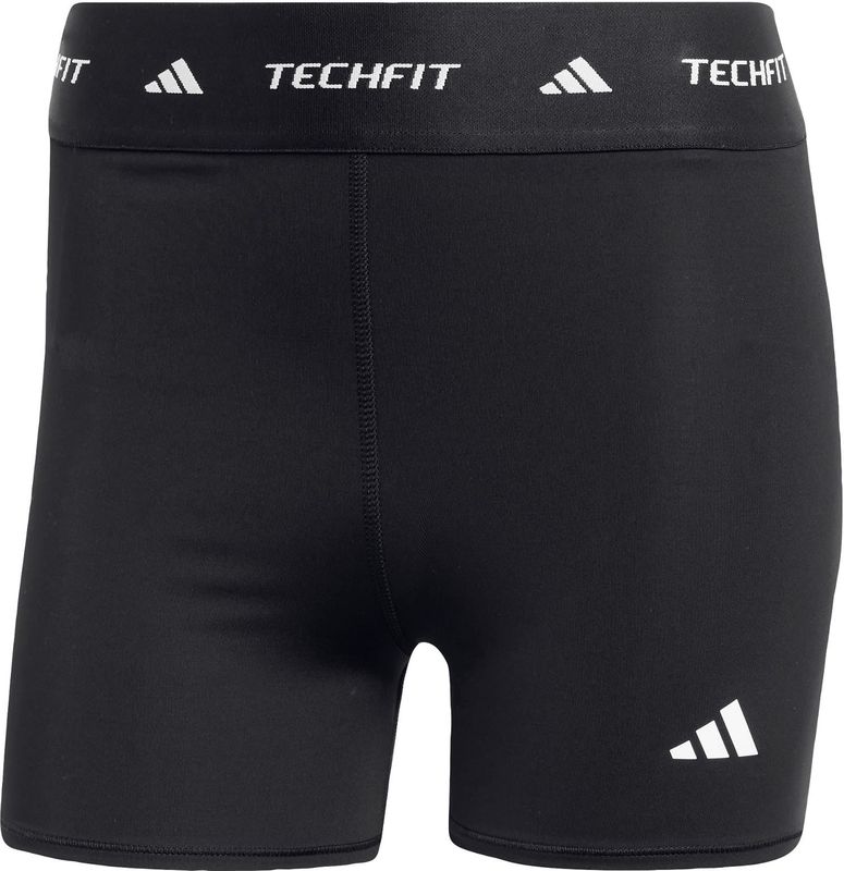 adidas - TECHFIT Stay In Play - Korte Legging - Zwart - Dames