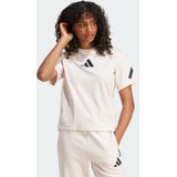 Adidas - Z.n.e T-shirt - Zwart - Katoen - UPF Bescherming