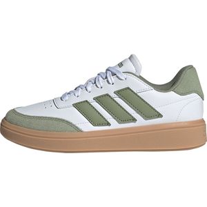 adidas COURTBLOCK J für Kinder, weiß, Gr. 36 EU / 3,5 Kids UK