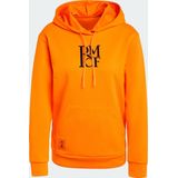 adidas Performance Real Madrid Dubbelgebreide Hoodie - Dames - Oranje