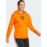 adidas Performance Real Madrid Dubbelgebreide Hoodie - Dames - Oranje