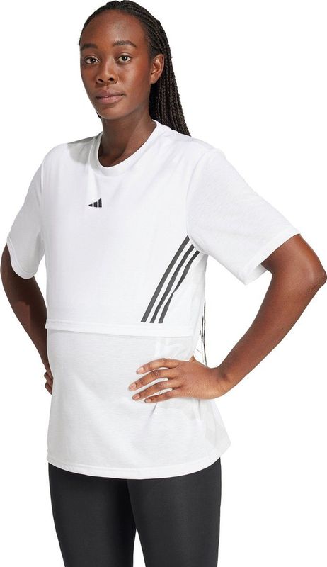 adidas - AEROREADY - Voedingsshirt - Zwart - 65% Gerecycled Polyester - Voor Borstvoeding