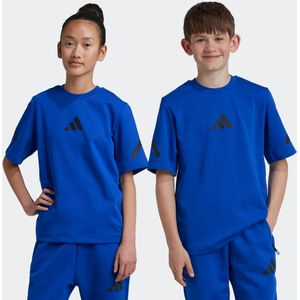 adidas - T-shirt - Zwart - 53% Katoen 47% Gerecycled Polyester