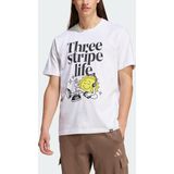 adidas Sportswear Positivity Graphic T-shirt - Heren - Wit