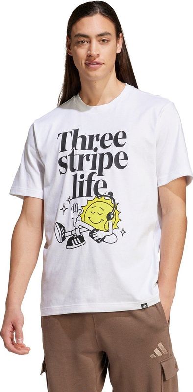 adidas Sportswear Positivity Graphic T-shirt - Heren - Wit