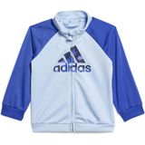 Trainingspak - Sweatstof - Lang/maxi - Elastische Taille/Zijde - Raglanmouwen