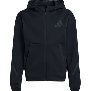 Adidas - Z.n.e - Sweatshirt - Zwart - Drielaagse PRIMEKNIT-stof, Gerecycled Materiaal
