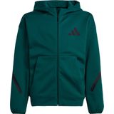 Hoodie - Groen/Zwart - Katoen