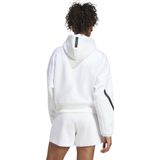 adidas - Z.N.E. Ritshoodie - Vest - Wit - Katoen