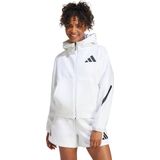 adidas - Z.N.E. Ritshoodie - Vest - Wit - Katoen