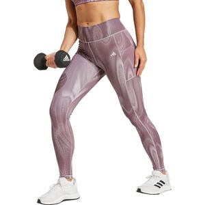 adidas Performance Optime Full-Length Print Legging - Dames - Grijs