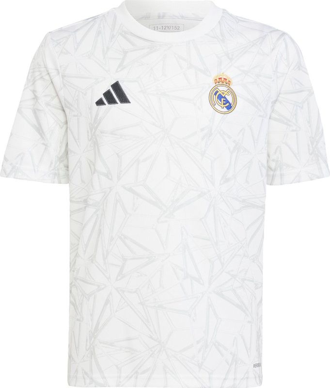 adidas Performance Real Madrid Pre-Match Voetbalshirt Kids - Kinderen - Wit- 128