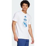 adidas Performance Real Madrid DNA Graphic T-shirt - Heren - Wit