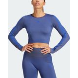 adidas Performance Knit Longsleeve - Dames - Blauw