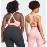 adidas - TECHFIT - Sport Bh - Roze - Medium-Support