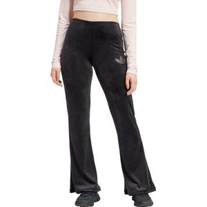 adidas Originals Velvet Broek met Rhinestone Trefoil - Dames - Zwart